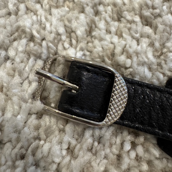 Vintage Balenciaga City Bracelet Black SZ M - Picture 6 of 8